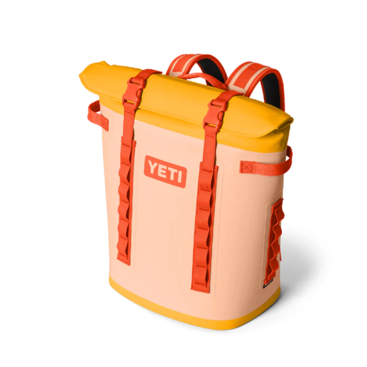 YETI HOPPER BACKPACK M20 2.5 SOFT COOLER [CLR:PEACH / BEEKEEPER]