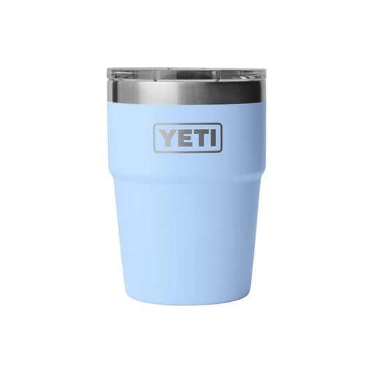 YETI RAMBLER 16oz 473ml STACKABLE CUP [CLR:BIG SKY BLUE]