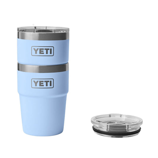 YETI RAMBLER 16oz 473ml STACKABLE CUP [CLR:BIG SKY BLUE]