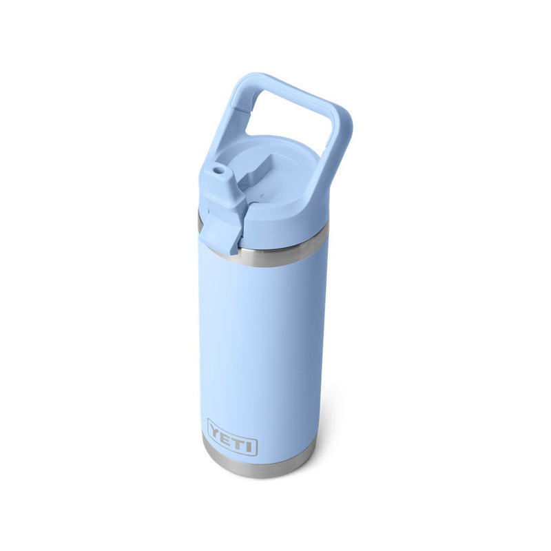 Load image into Gallery viewer, YETI RAMBLER BOTTLE 18oz 532ml WITH STRAW CAP [CLR:BIG SKY BLUE]
