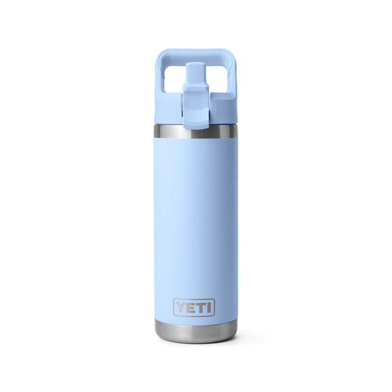 Load image into Gallery viewer, YETI RAMBLER BOTTLE 18oz 532ml WITH STRAW CAP [CLR:BIG SKY BLUE]
