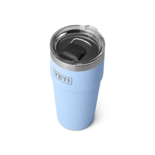YETI RAMBLER 20oz 591ml STACKABLE CUP [CLR:BIG SKY BLUE]