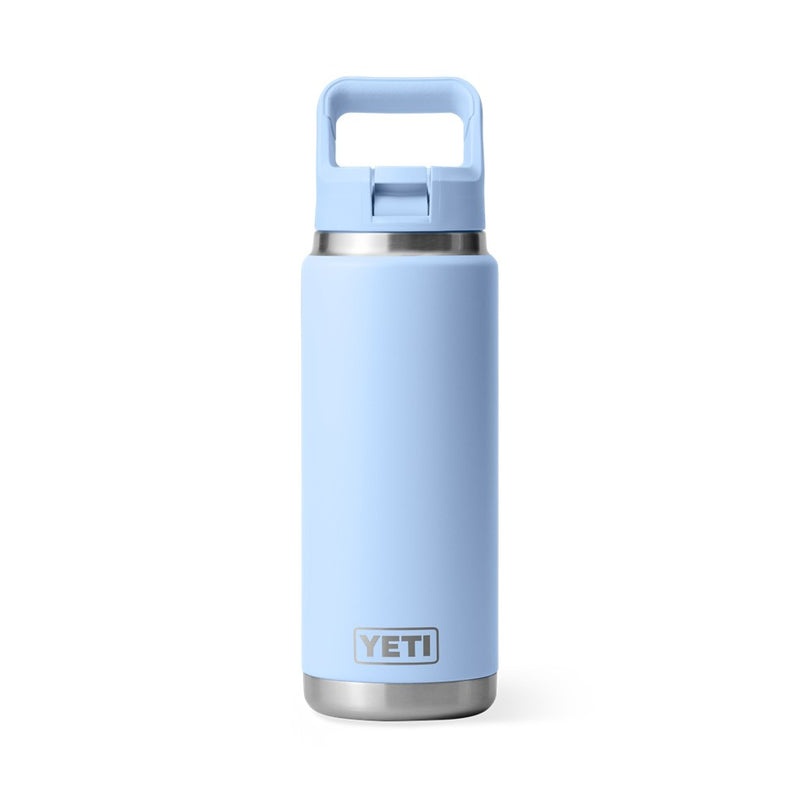 Load image into Gallery viewer, YETI RAMBLER BOTTLE 26oz 760ml WITH STRAW CAP [CLR:BIG SKY BLUE]
