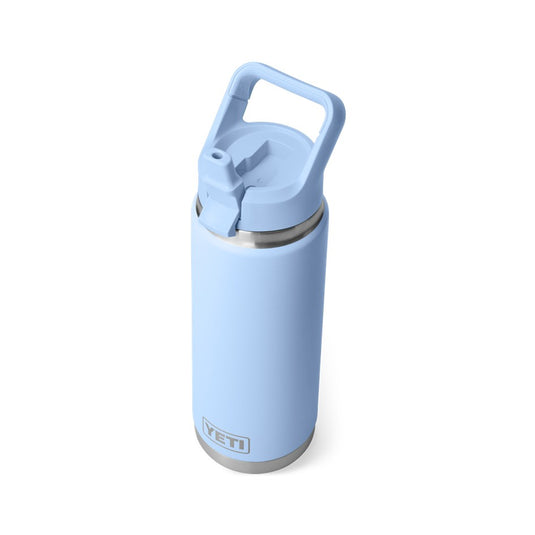 YETI RAMBLER BOTTLE 26oz 760ml WITH STRAW CAP [CLR:BIG SKY BLUE]