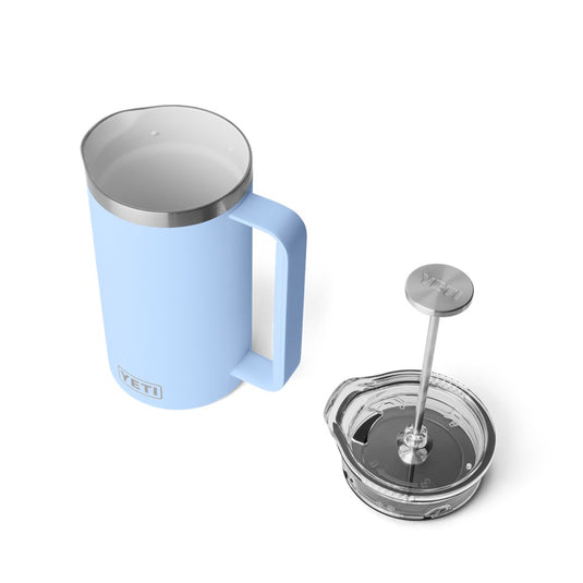 YETI RAMBLER 34oz FRENCH PRESS [CLR:BIG SKY BLUE]
