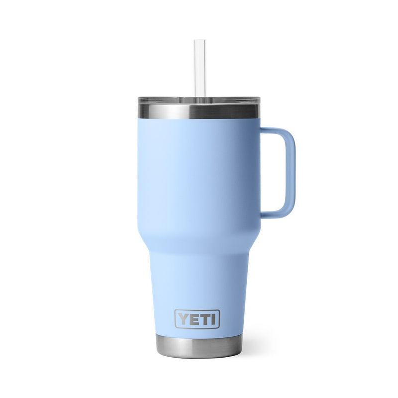 Load image into Gallery viewer, YETI RAMBLER 35oz 1035ML MUG WITH STRAW LID [CLR:BIG SKY BLUE]
