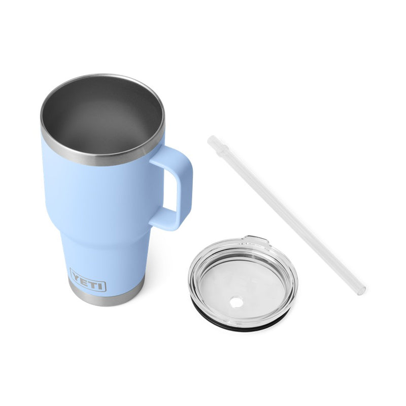 Load image into Gallery viewer, YETI RAMBLER 35oz 1035ML MUG WITH STRAW LID [CLR:BIG SKY BLUE]
