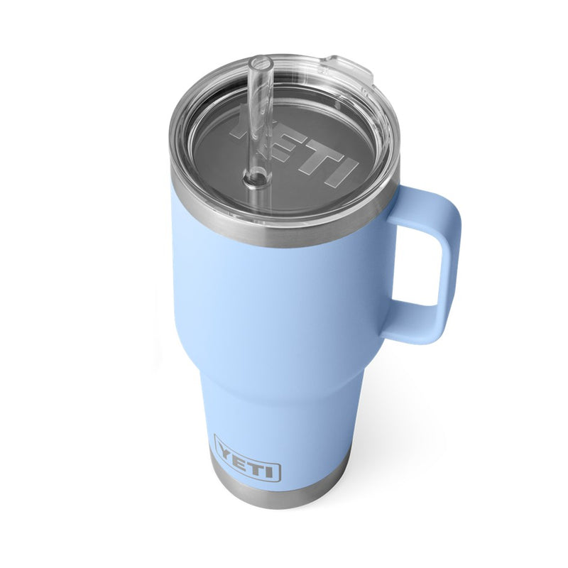 Load image into Gallery viewer, YETI RAMBLER 35oz 1035ML MUG WITH STRAW LID [CLR:BIG SKY BLUE]
