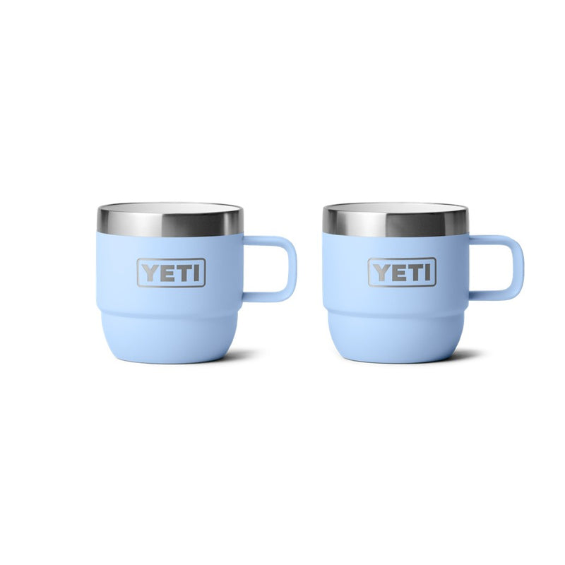 Load image into Gallery viewer, YETI RAMBLER 6oz 177ML ESPRESSO STACKABLE MUG 2 PK [CLR:BIG SKY BLUE]
