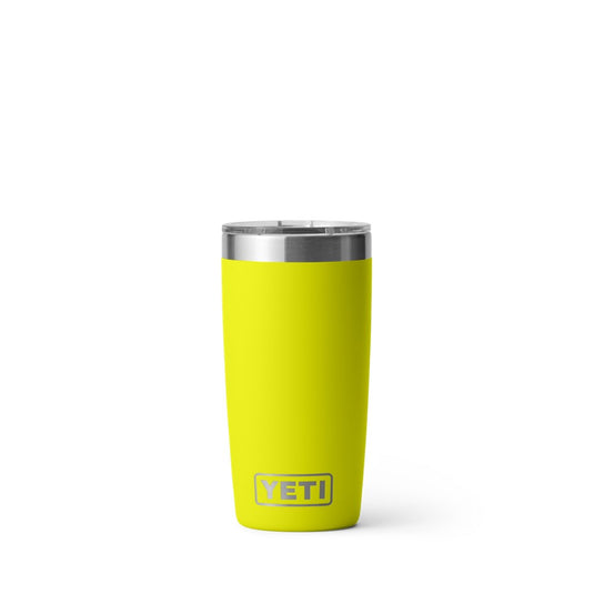 YETI RAMBLER R10oz 296ML TUMBLER WITH MAGSLIDER LID [CLR:FIREFLY YELLOW]