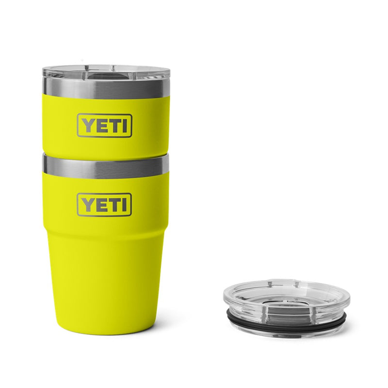 Load image into Gallery viewer, YETI RAMBLER 16oz 473ml STACKABLE CUP [CLR:FIREFLY YELLOW]
