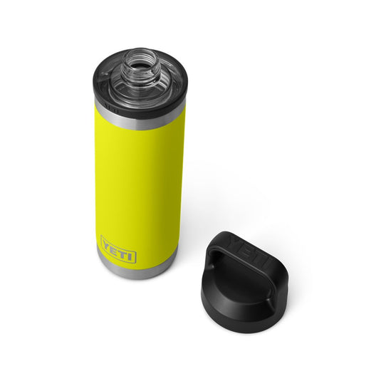 YETI RAMBLER BOTTLE 18oz 532ml WITH CHUG CAP [CLR:FIREFLY YELLOW]