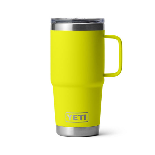 YETI RAMBLER R20oz 591ML TRAVEL MUG [CLR:FIREFLY YELLOW]
