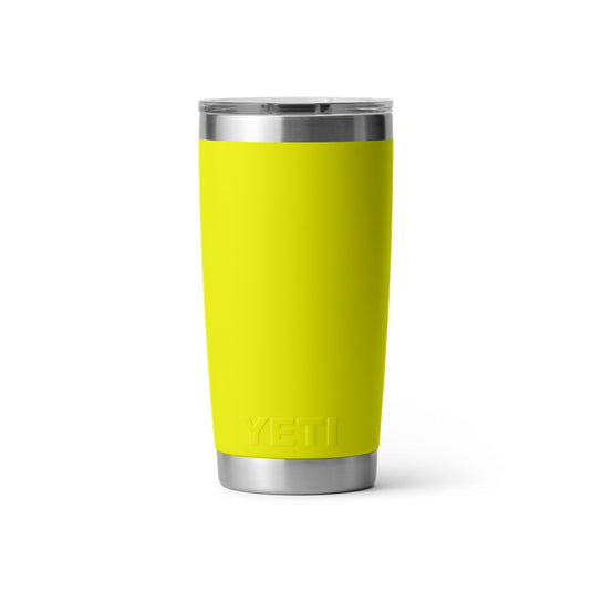 YETI RAMBLER 20oz 591ML TUMBLER WITH MAGSLIDER LID [CLR:FIREFLY YELLOW]