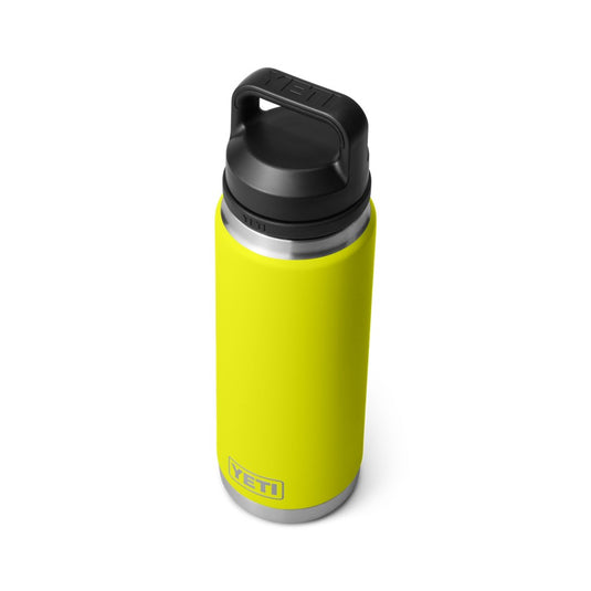 YETI RAMBLER BOTTLE 26oz 760ML WITH CHUG CAP [CLR:FIREFLY YELLOW]