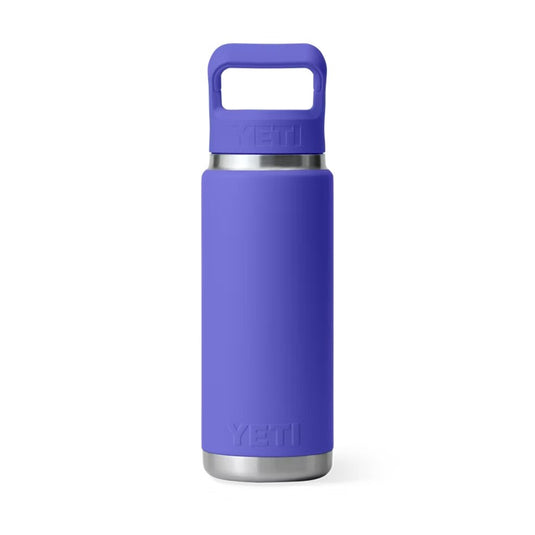 YETI RAMBLER BOTTLE 26oz 760ml WITH STRAW CAP [CLR:ULTRAMARINE VIOLET]