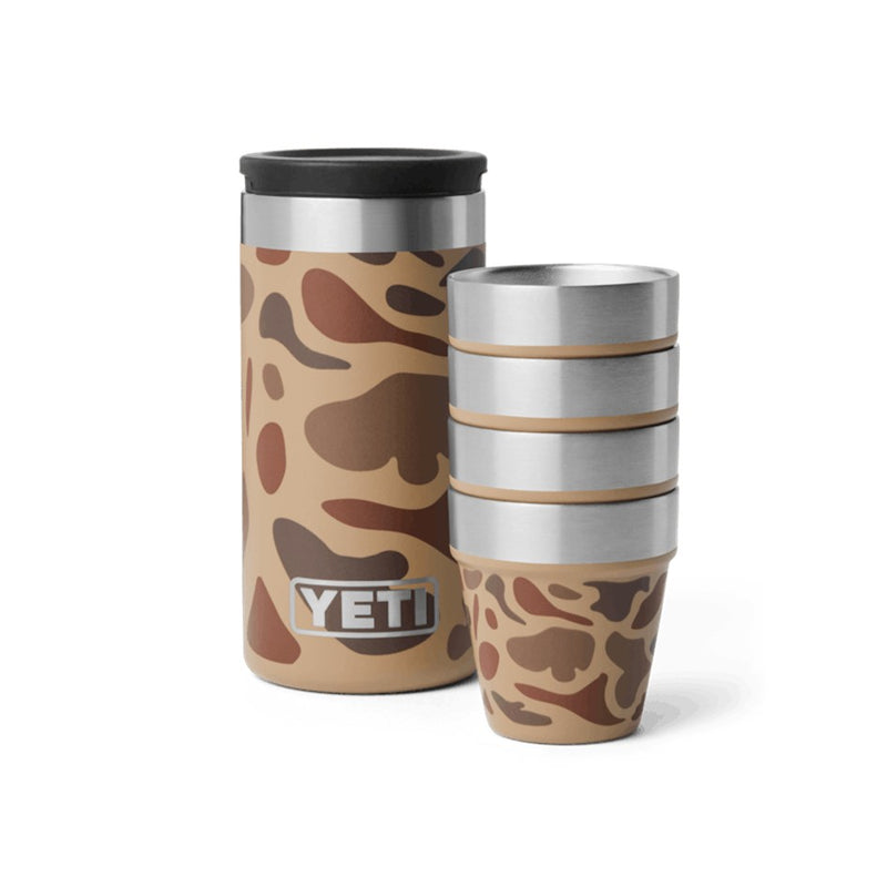 Load image into Gallery viewer, YETI SHOT GLASSES &amp; CASE [CLR:WETLANDS CAMO]
