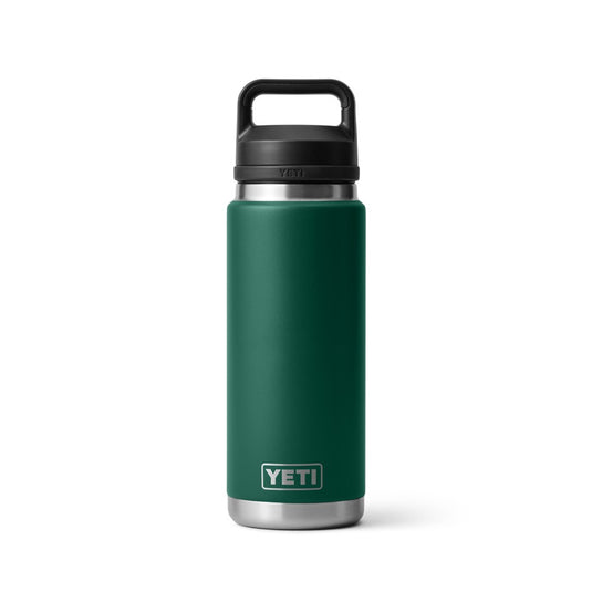 YETI RAMBLER BOTTLE 26oz 760ML WITH CHUG CAP [CLR:BLACK FOREST GREEN]