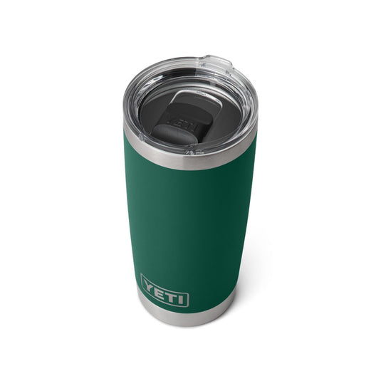 YETI RAMBLER 20oz 591ML TUMBLER WITH MAGSLIDER LID [CLR:BLACK FOREST GREEN]