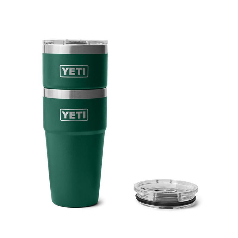 Load image into Gallery viewer, YETI RAMBLER 20oz 591ml STACKABLE CUP [CLR:BLACK FOREST GREEN]

