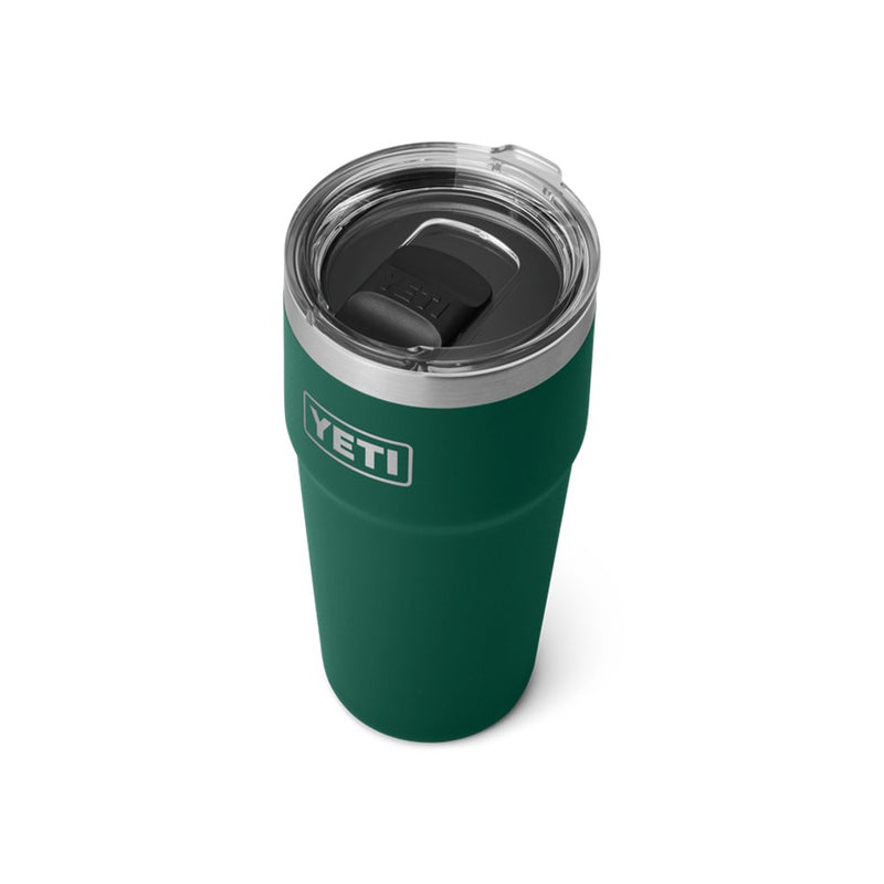 Load image into Gallery viewer, YETI RAMBLER 20oz 591ml STACKABLE CUP [CLR:BLACK FOREST GREEN]
