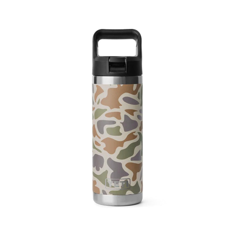 Load image into Gallery viewer, YETI RAMBLER BOTTLE 18oz 532ml WITH STRAW CAP [CLR:TAN CAMO]

