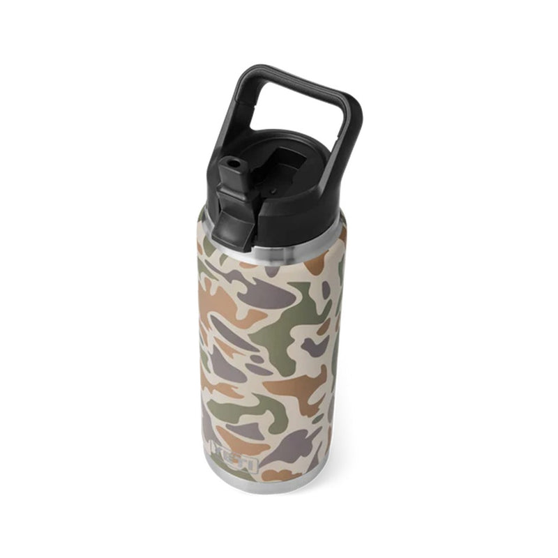 Load image into Gallery viewer, YETI RAMBLER BOTTLE 26oz 760ml WITH STRAW CAP [CLR:TAN CAMO]
