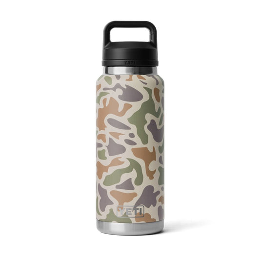 YETI RAMBLER BOTTLE 36oz 1065ML WITH CHUG CAP [CLR:TAN CAMO]