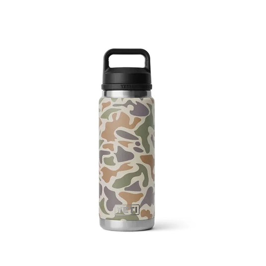 YETI RAMBLER BOTTLE 26oz 760ML WITH CHUG CAP [CLR:TAN CAMO]