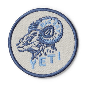 YETI COLLECTORS' PATCHES BIG SKY BIGHORN GRAY