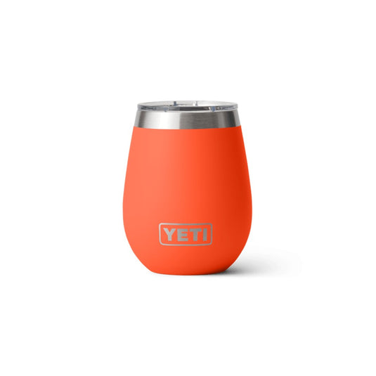 YETI RAMBLER 10oz 296ml WINE TUMBLER WITH MAGSLIDER LID [CLR:PAPAYA]