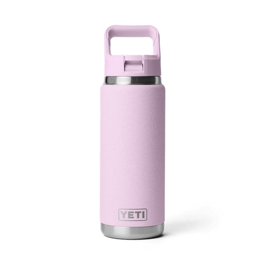 YETI RAMBLER BOTTLE 26oz 760ml WITH STRAW CAP [CLR:CHERRY BLOSSOM]