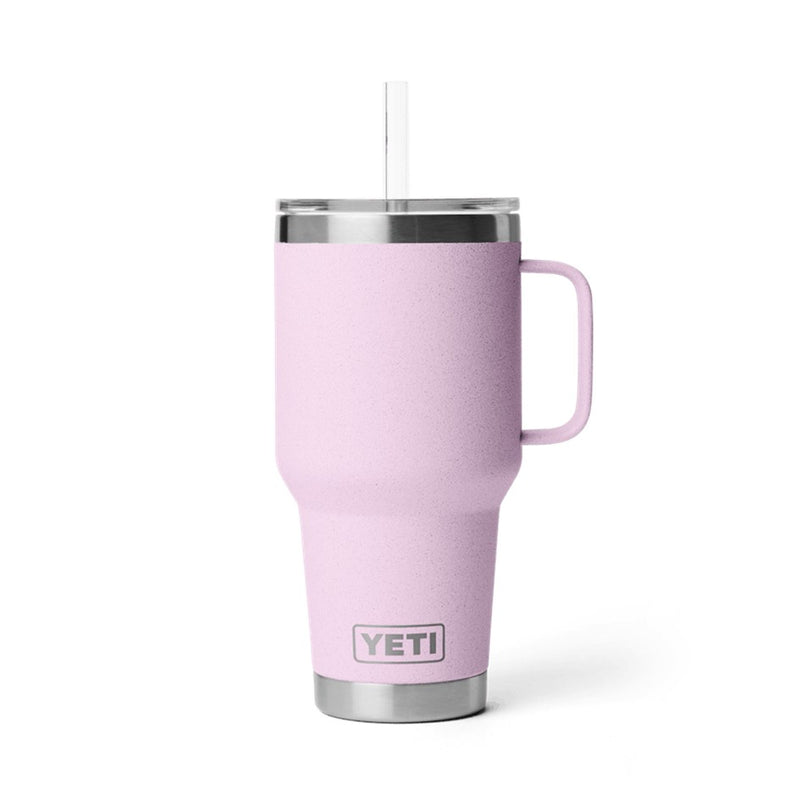 Load image into Gallery viewer, YETI RAMBLER 35oz 1035ML MUG WITH STRAW LID [CLR:CHERRY BLOSSOM]
