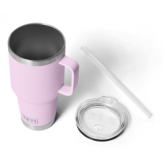 YETI RAMBLER 35oz 1035ML MUG WITH STRAW LID [CLR:CHERRY BLOSSOM]