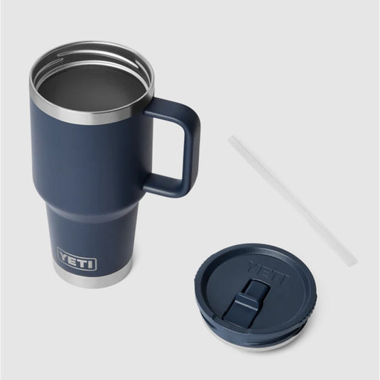 YETI RAMBLER R30oz 887ML TRAVEL STRAW MUG [CLR:NAVY]