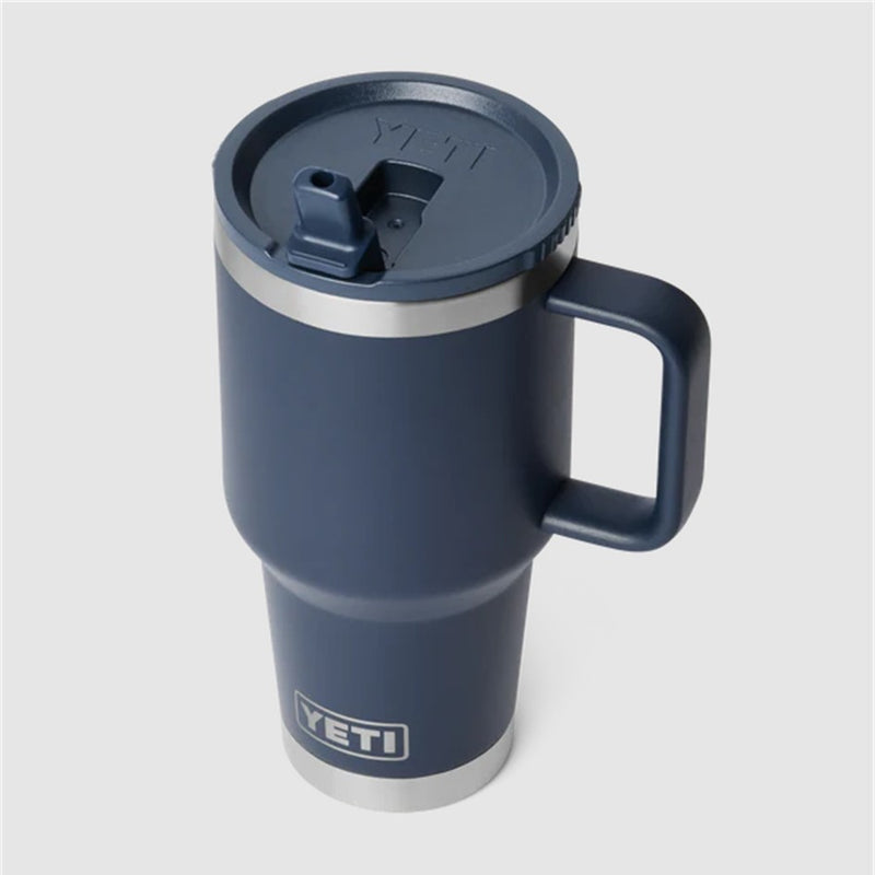 Load image into Gallery viewer, YETI RAMBLER R30oz 887ML TRAVEL STRAW MUG [CLR:NAVY]
