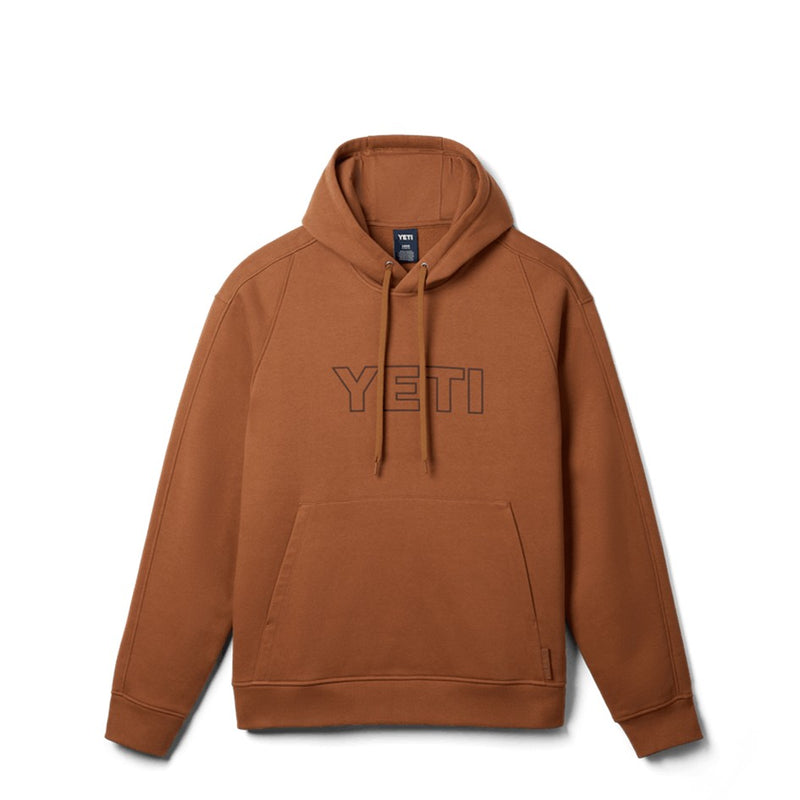 Load image into Gallery viewer, YETI LOGO FLEECE HOODIE PULLOVER RUST [SZ:X-LARGE]
