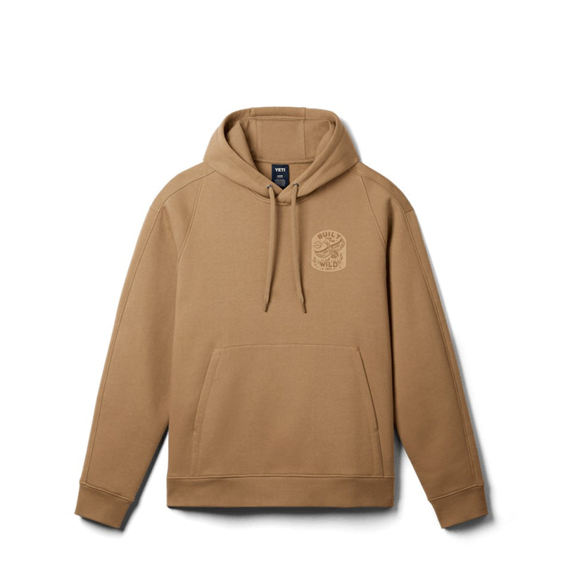 Load image into Gallery viewer, YETI HOODIE PULLOVER BUILT FOR THE WILD BRUSH BROWN [SZ:SMALL]
