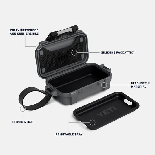 YETI LOADOUT GOBOX 1 GEAR CASE [CLR:BLACK]