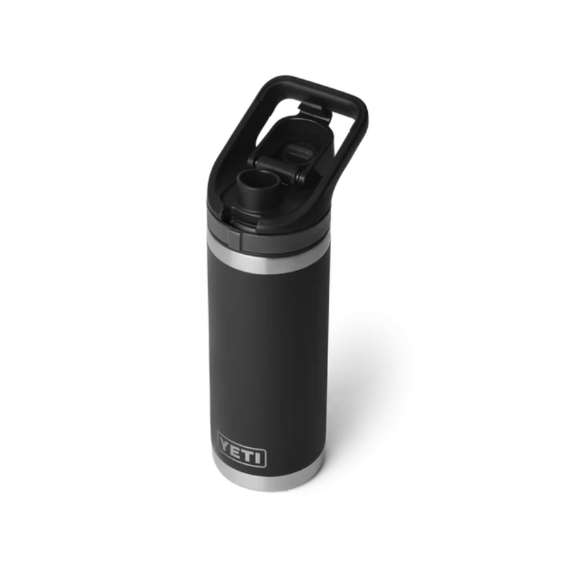 Load image into Gallery viewer, YETI RAMBLER BOTTLE 18oz 532ml WITH FLIP CHUG CAP [CLR:BLACK]

