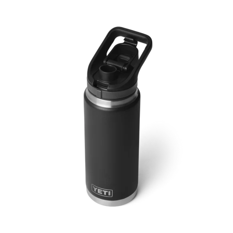 Load image into Gallery viewer, YETI RAMBLER BOTTLE 26oz 760ml WITH FLIP CHUG CAP [CLR:BLACK]
