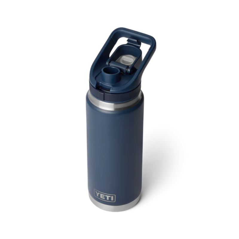 Load image into Gallery viewer, YETI RAMBLER BOTTLE 26oz 760ml WITH FLIP CHUG CAP [CLR:NAVY]
