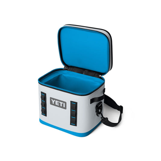 YETI HOPPER FLIP 12 SOFT COOLER [CLR:FOG GRAY/BLUE]
