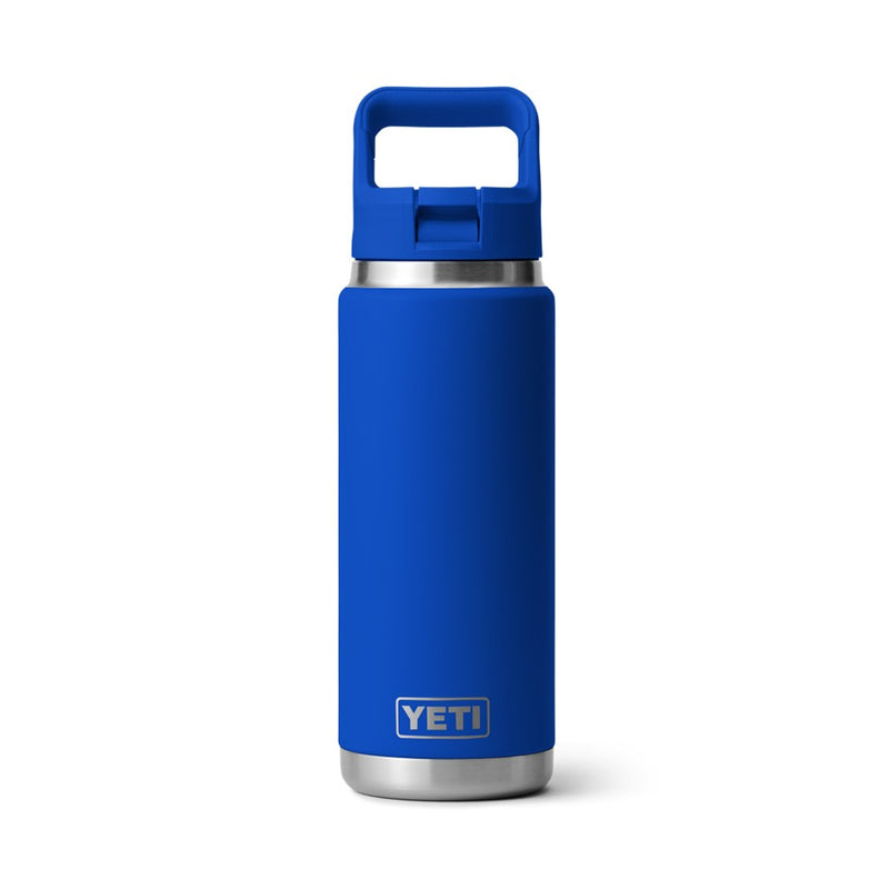 Load image into Gallery viewer, YETI RAMBLER BOTTLE 26oz 760ml WITH STRAW CAP [CLR:ROYAL BLUE]
