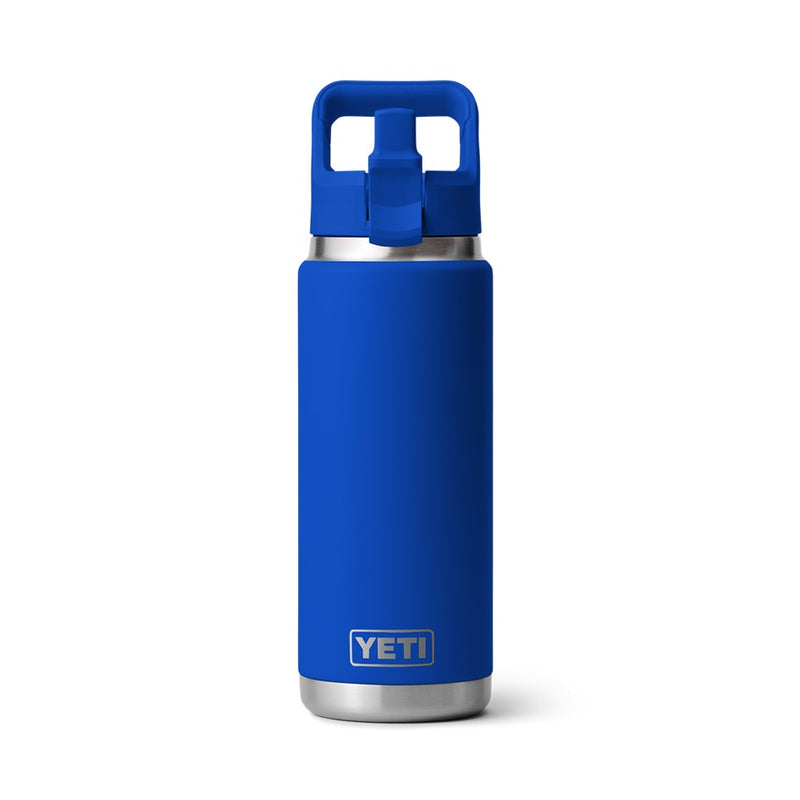 Load image into Gallery viewer, YETI RAMBLER BOTTLE 26oz 760ml WITH STRAW CAP [CLR:ROYAL BLUE]
