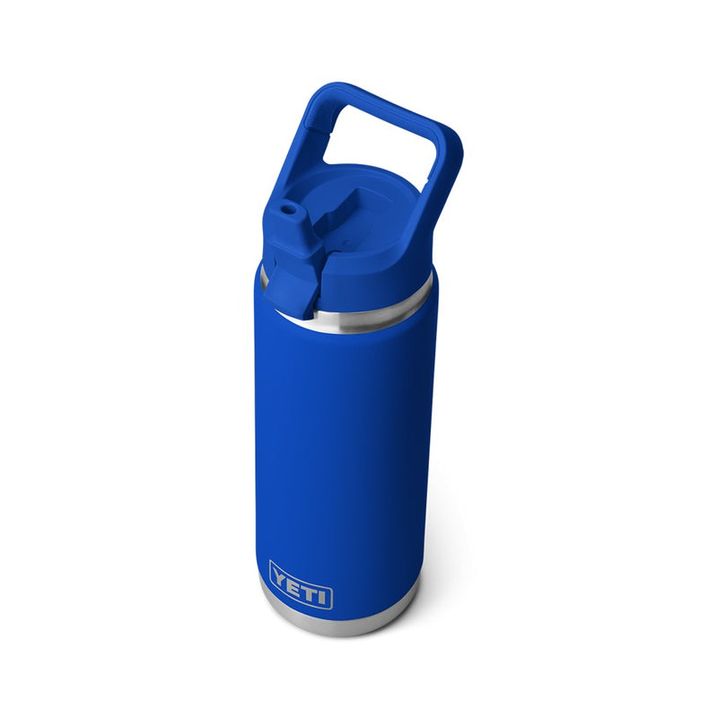 Load image into Gallery viewer, YETI RAMBLER BOTTLE 26oz 760ml WITH STRAW CAP [CLR:ROYAL BLUE]
