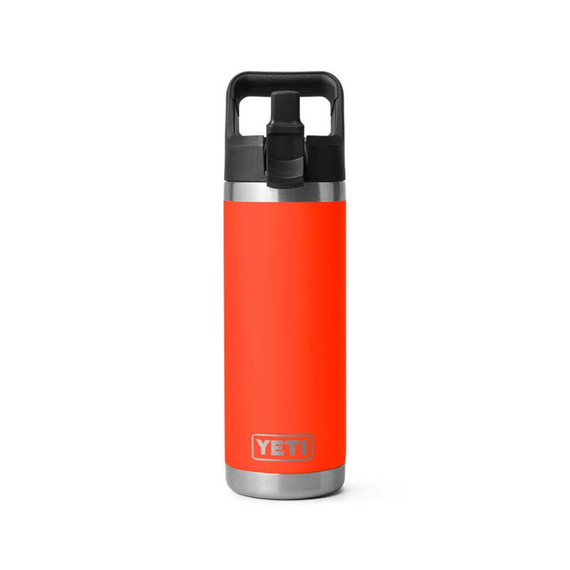 Load image into Gallery viewer, YETI RAMBLER BOTTLE 18oz 532ml WITH STRAW CAP [CLR:SOLAR FLARE]
