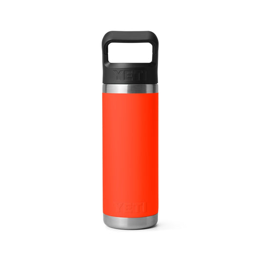 YETI RAMBLER BOTTLE 18oz 532ml WITH STRAW CAP [CLR:SOLAR FLARE]