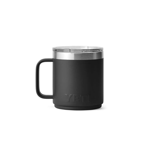 YETI RAMBLER 10oz 296ML STACKABLE MUG CERAMIC LINING [CLR:BLACK]