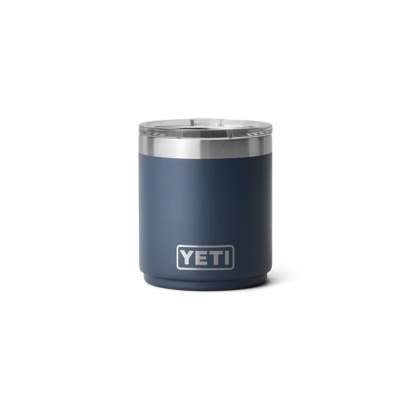 Load image into Gallery viewer, YETI RAMBLER 10oz 296ml LOWBALL CERAMIC LINING WITH MAGSLIDER LID [CLR:NAVY]
